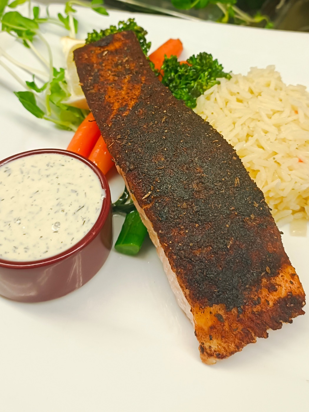 Seasonal chef-crafted plate